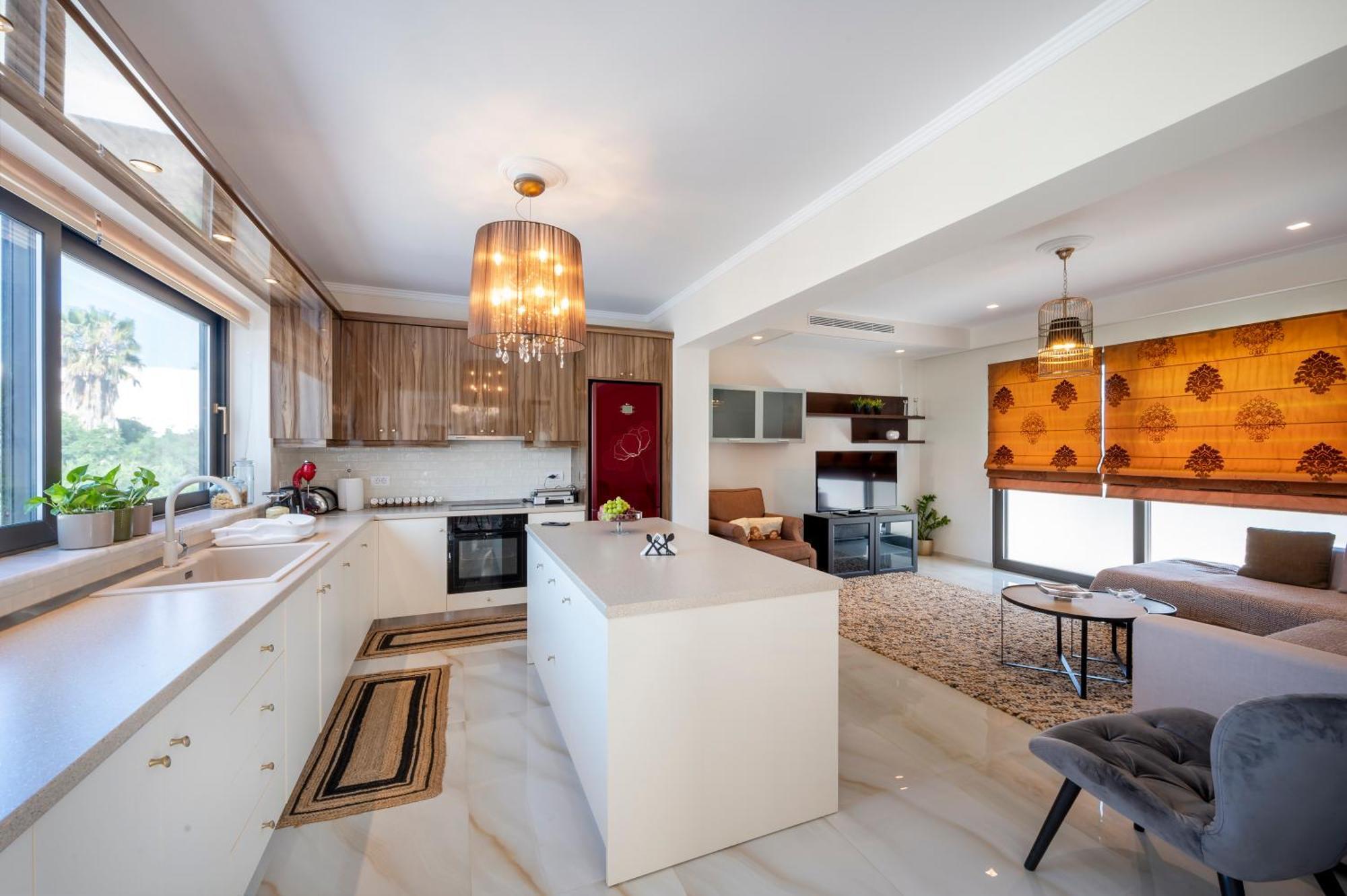 Olive Green Haven-3Br-Private Parking-Balcony Kos-Stadt Exterior foto