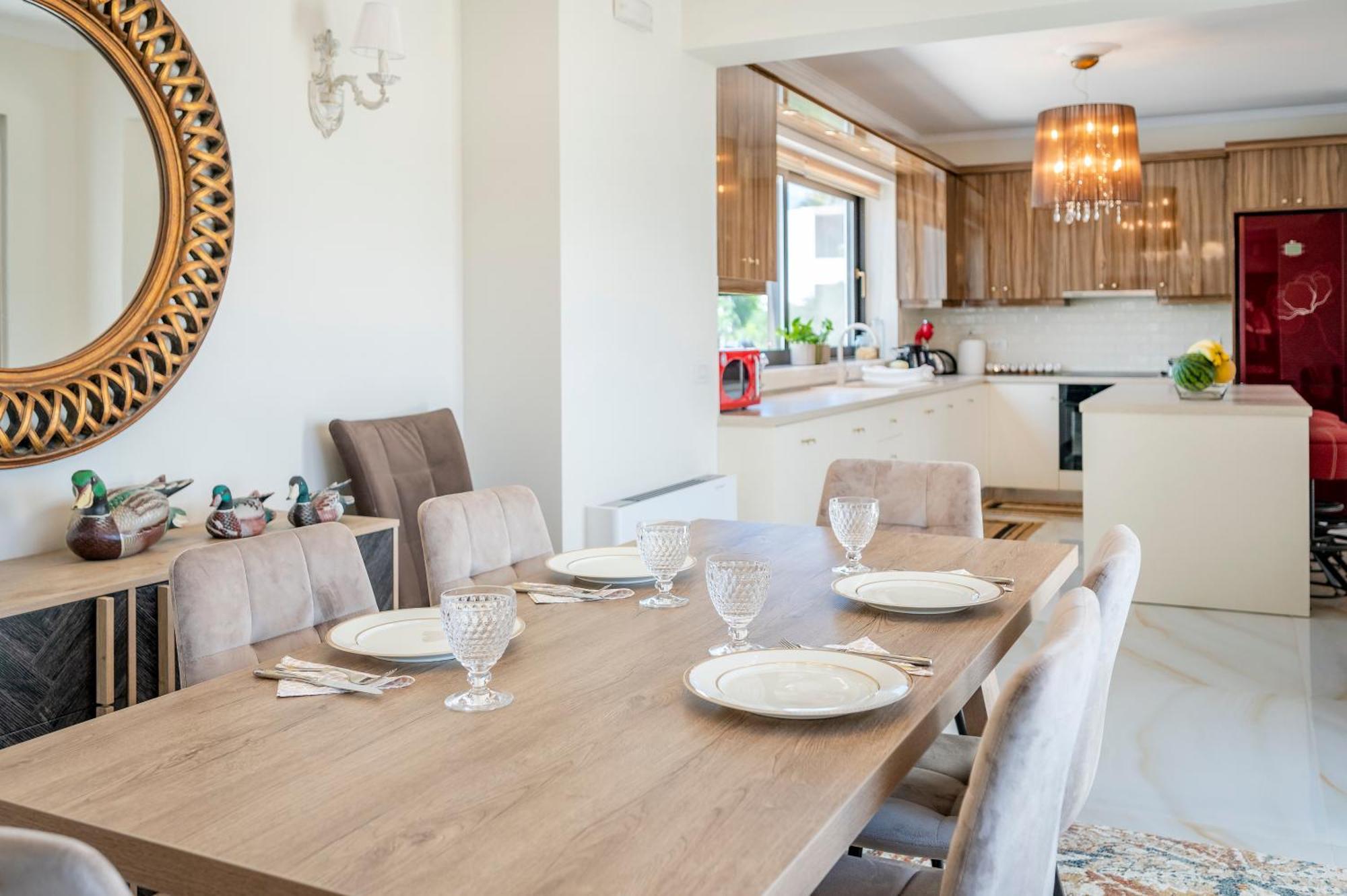 Olive Green Haven-3Br-Private Parking-Balcony Kos-Stadt Exterior foto